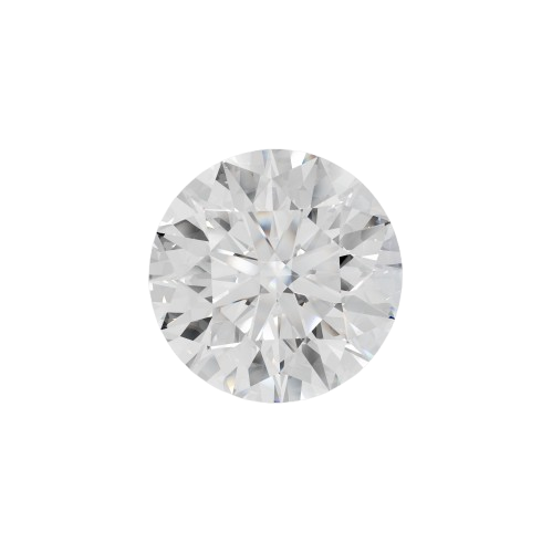 Round cut lab-grown diamond ring