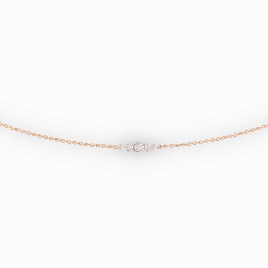 0.57 CT Five-Stone Lab Diamond Belly Chain