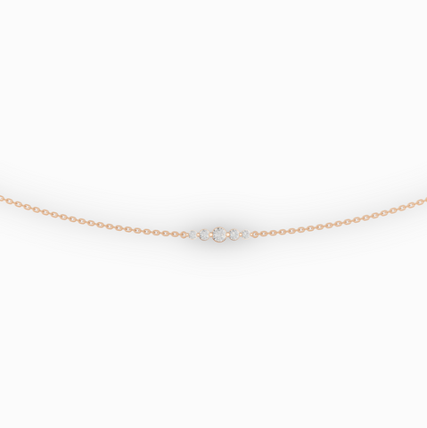 0.57 CT Five-Stone Lab Diamond Belly Chain