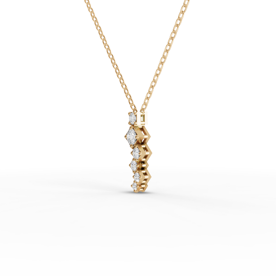 0.24 Ct Round Diamond Pendant