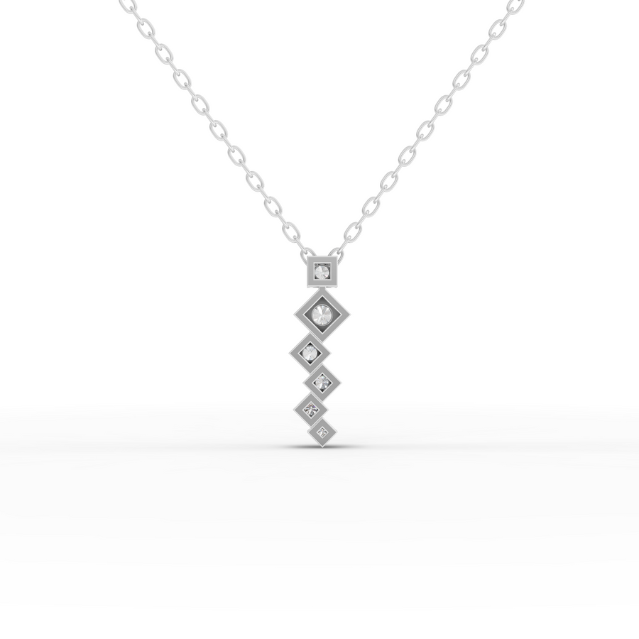 0.24 Ct Round Diamond Pendant