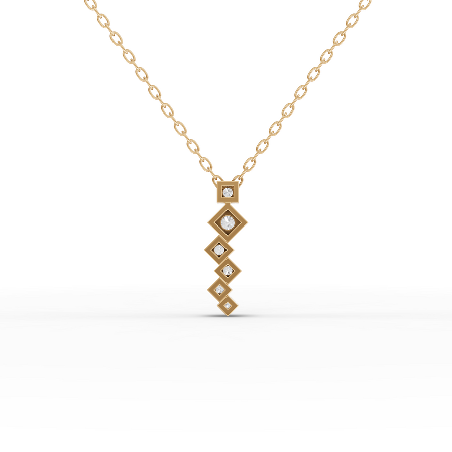 0.24 Ct Round Diamond Pendant