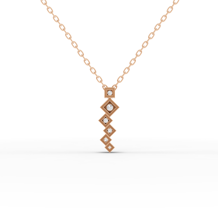 0.24 Ct Round Diamond Pendant