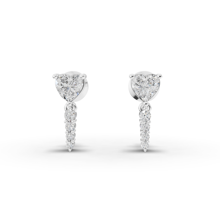 2.06 Ct Heart Lab Diamond Set