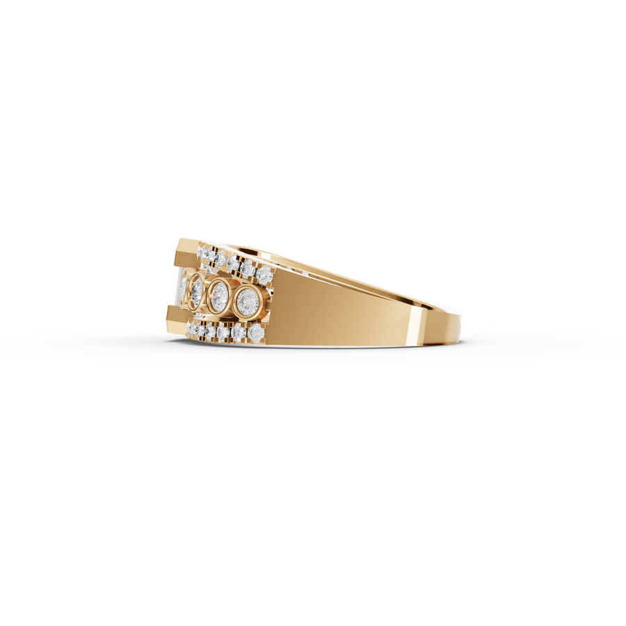 1.03 Ct Emerald Lab Diamond Statement Ring