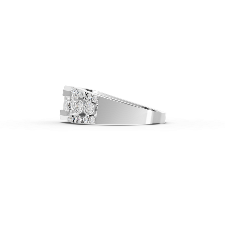1.03 Ct Emerald Lab Diamond Statement Ring
