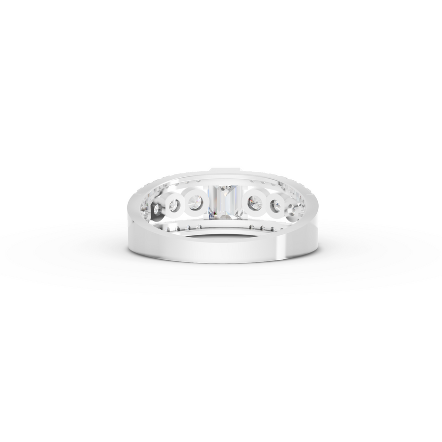 2.99 Ct Emerald & Pear Lab Diamond Set