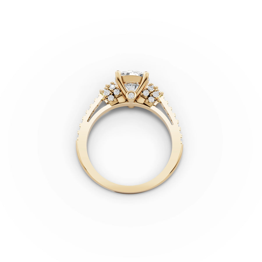 1.80 CT solitaire ring structural close-up
