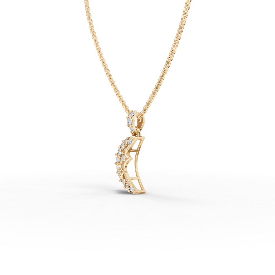 0.40 Ct Round Lab Diamond Statement Pendant