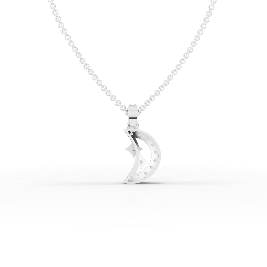 0.40 Ct Round Lab Diamond Statement Pendant