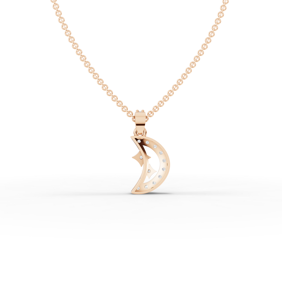 0.40 Ct Round Lab Diamond Statement Pendant