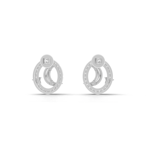 Celestial Lab Grown Diamond Moon and Star Jewelry Set with Halo Pendant and Earrings