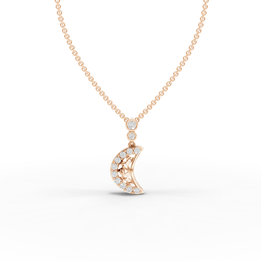 0.41 Ct Round Lab Diamond Statement Pendant