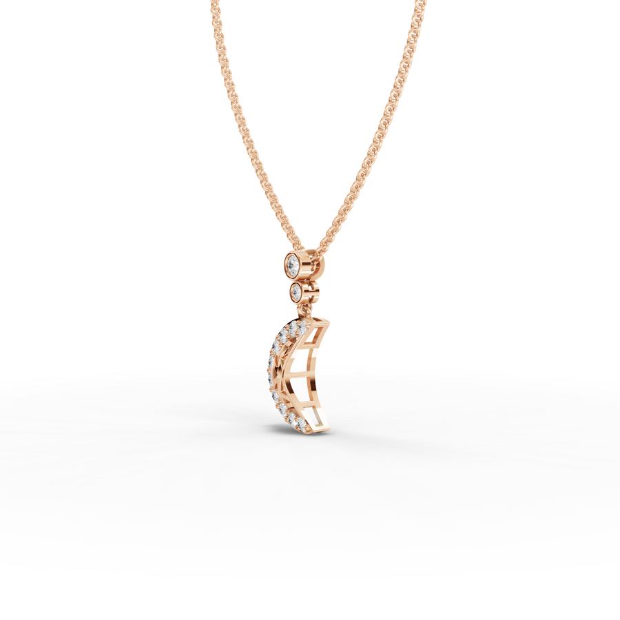 0.41 Ct Round Lab Diamond Statement Pendant