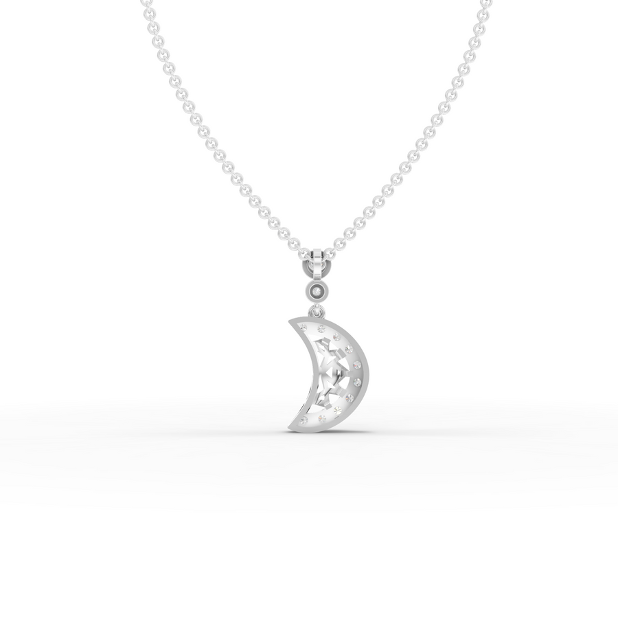 0.41 Ct Round Lab Diamond Statement Pendant
