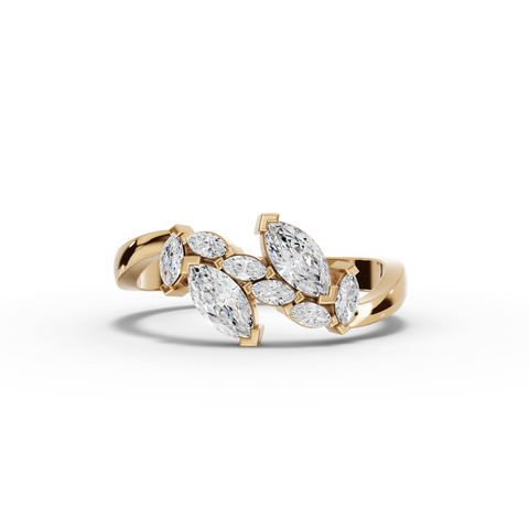 Statement Marquise Lab Grown Diamond Cluster Ring