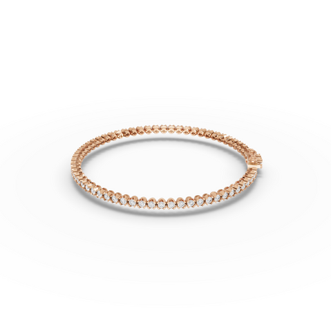1.88 CT Round Lab Diamond Prong Set Tennis Bracelet