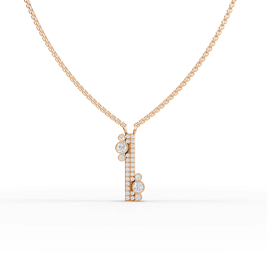 1.39 Ct Round Lab Diamond Set