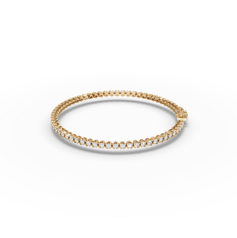 1.88 CT Round Lab Diamond Prong Set Tennis Bracelet