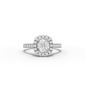 Cushion Halo Rings