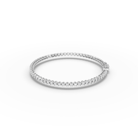 1.88 CT Round Lab Diamond Prong Set Tennis Bracelet