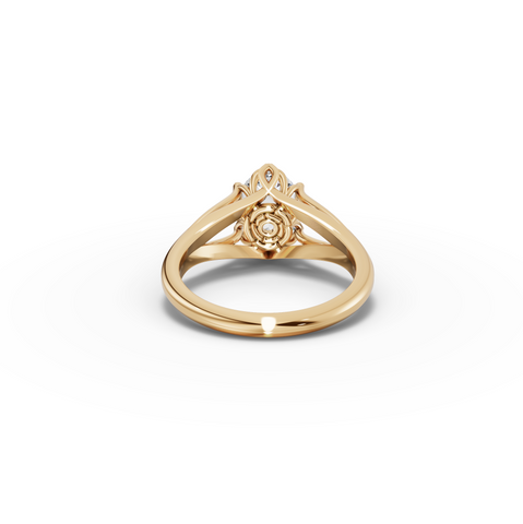 1.50 CT Oval Solitaire Lab Grown Diamond Ring
