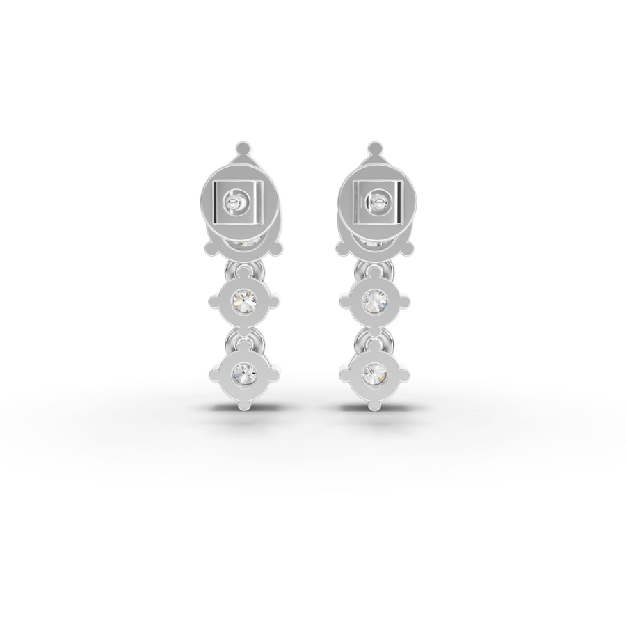 4.52 Ct Pear Cluster Lab Diamond Set