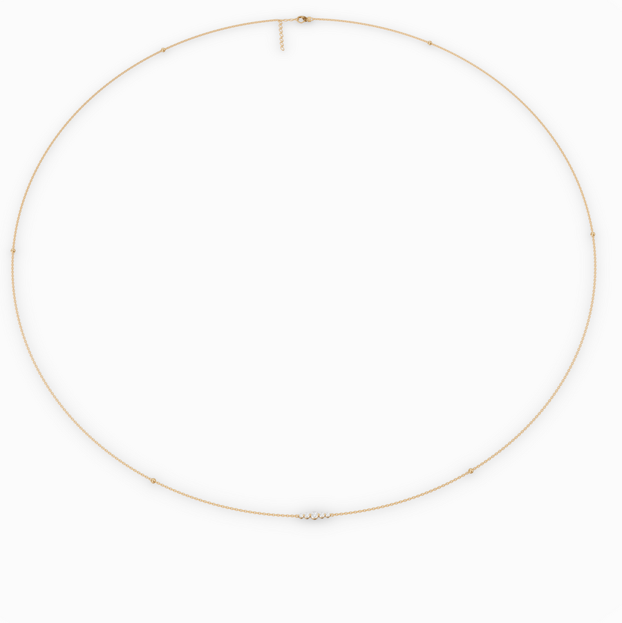 0.57 CT Five-Stone Lab Diamond Belly Chain
