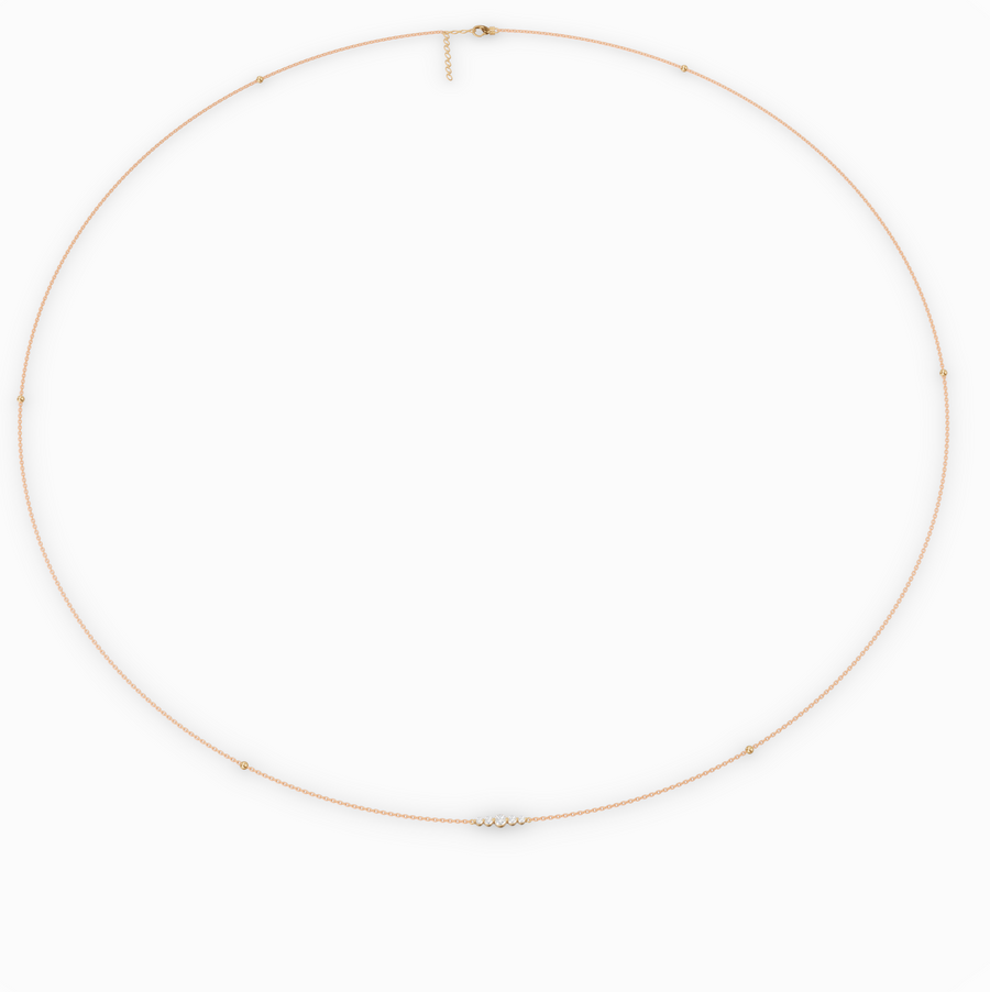 0.57 CT Five-Stone Lab Diamond Belly Chain