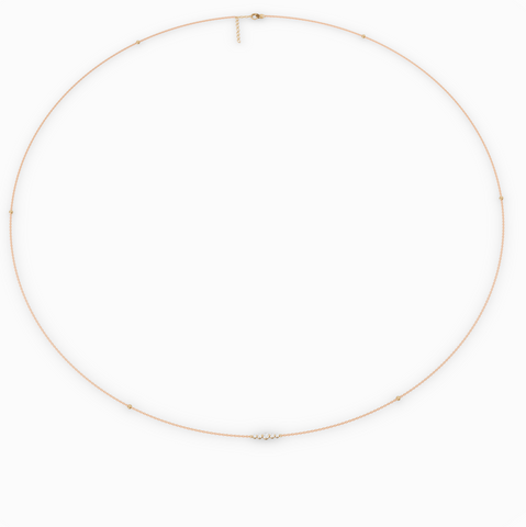 0.57 CT Five-Stone Lab Diamond Belly Chain