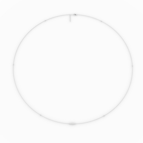 0.57 CT Five-Stone Lab Diamond Belly Chain
