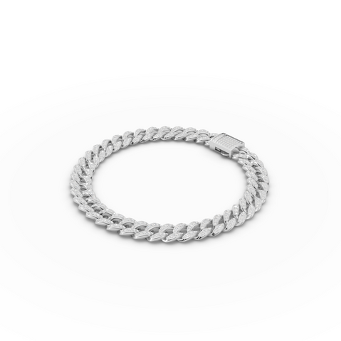 1.48 CT Pavé Cuban Link Lab Diamond Bracelet