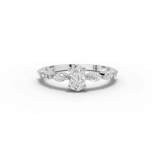 Oval Engagement Rings