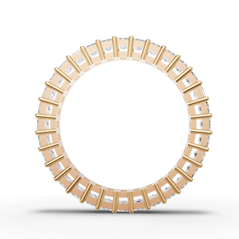 Emerald-Cut Lab-Grown Diamond Eternity Band