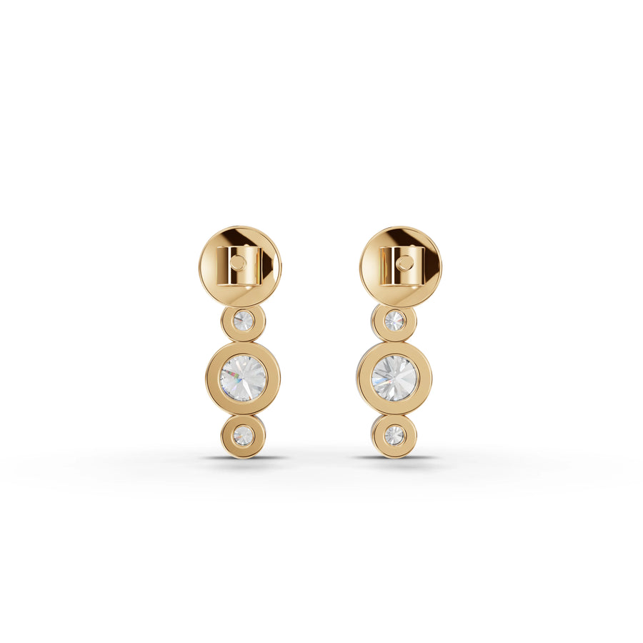 1.39 Ct Round Lab Diamond Set
